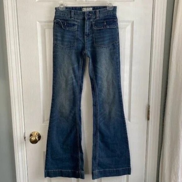 Free People High Waisted Estrella Festival Flares - Picture 1 of 9